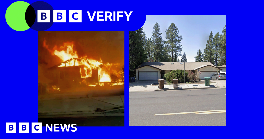 Charred homes, burned out cars - before and after images show Spokane wildfire destruction