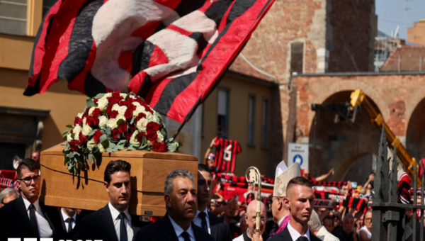 Mourners line streets of Milan for legend Baresi’s funeral