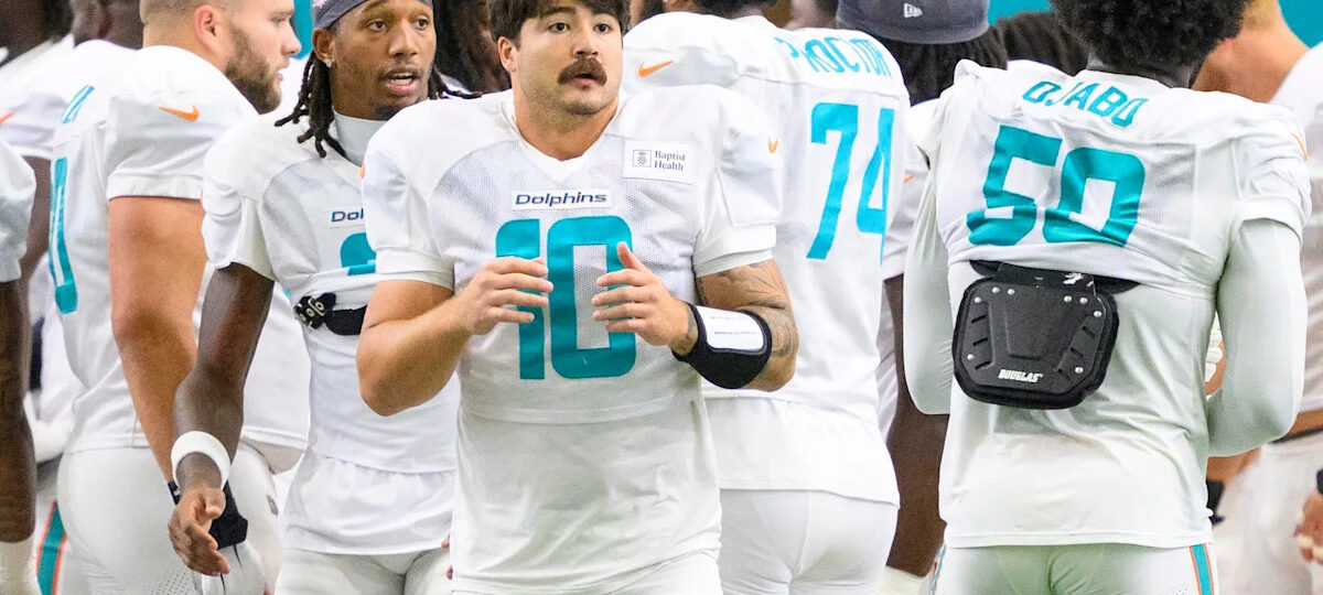 Dolphins news: Giants joint practice reactions, Jacob Rodriguez, Will Kacmarek