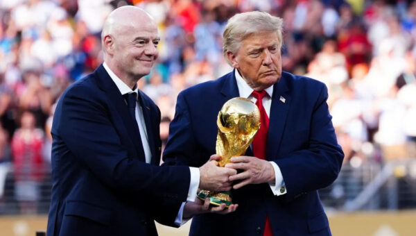 Donald Trump says ousting Gianni Infantino from Fifa presidency would be ‘terrible mistake’