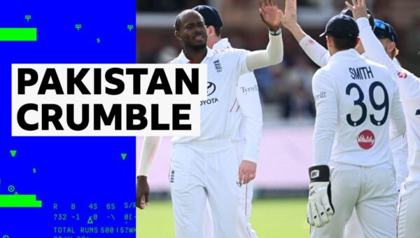 ‘Pakistan cleaned up!’ – England take five wickets for 19 runs