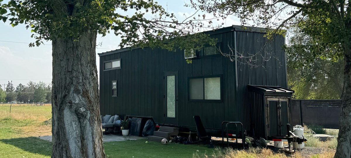 We moved our 350-square-foot tiny home from the mountains of California to a city in the Pacific Northwest