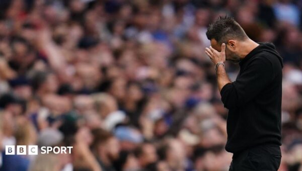 £300m spent, bottom of the table… but Spurs boss De Zerbi ‘not angry’