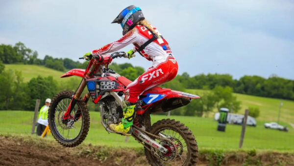 Charli Cannon wins Ironman WMX Moto 1, trims eight points off Lachlan Turner's lead