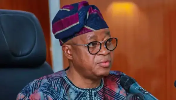 Osun Decides: Oyetola, wife cast votes in Iragbiji