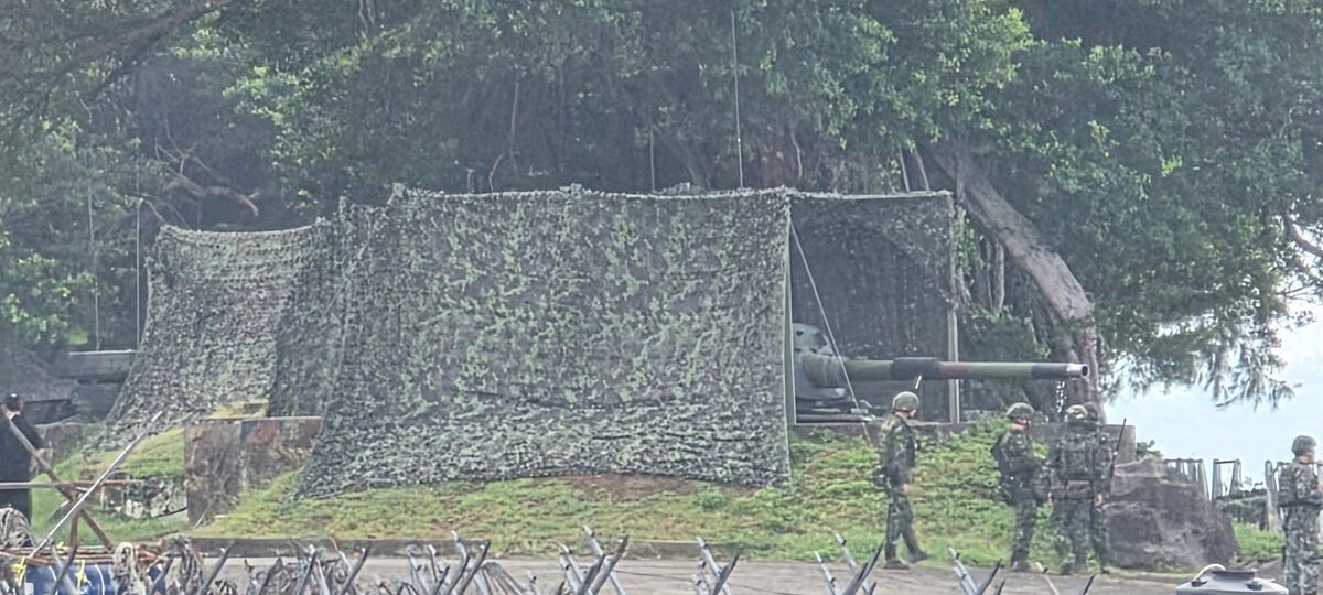 Taiwan is using Frankenstein-style tanks made with old Patton designs to guard the gateway to its capital
