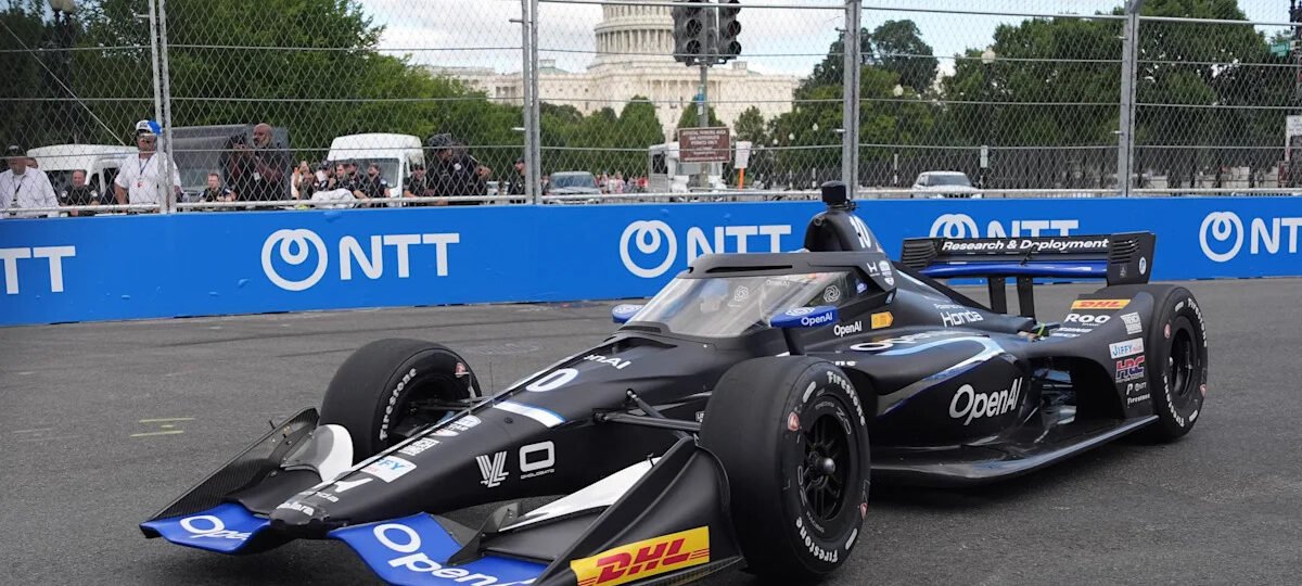 Drivers turn their attention from the buildings to the bumps while testing out DC's IndyCar track