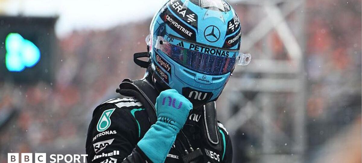 Russell wins Dutch GP sprint from pole position