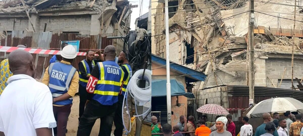 Residents demand government actions as another 3-storey building collapses in Aba