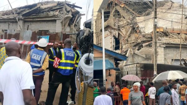 Residents demand government actions as another 3-storey building collapses in Aba