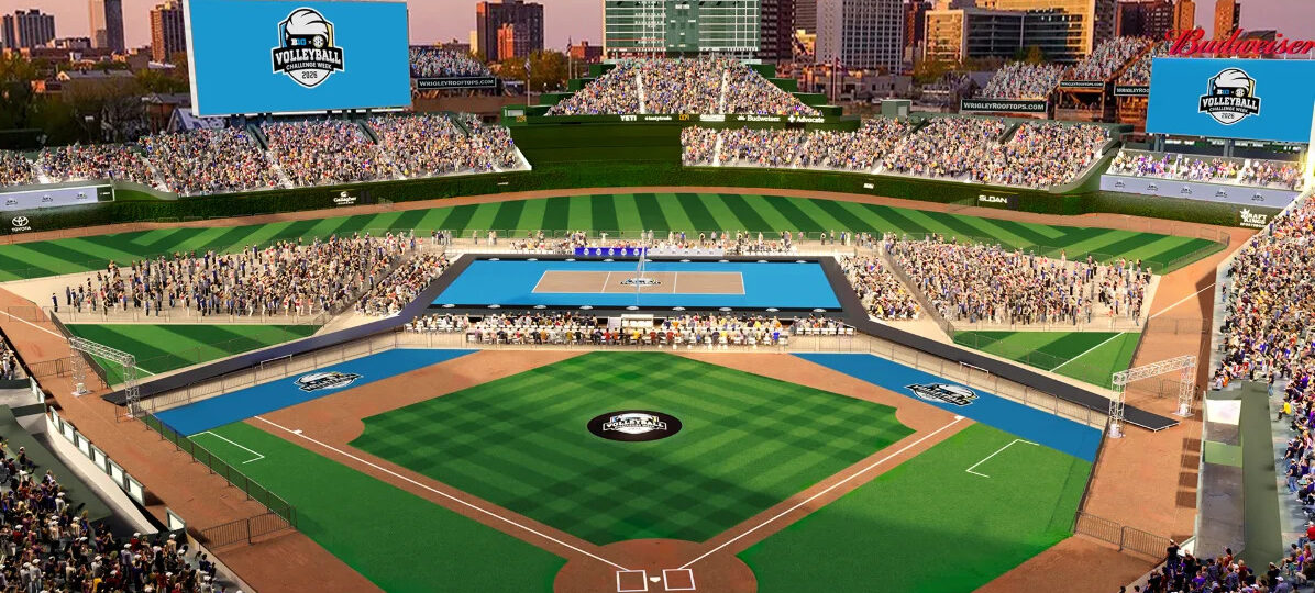 How Wrigley Field is preparing for Kentucky and Big Ten/SEC volleyball