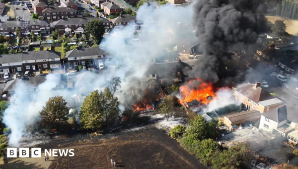 Multiple fires destroy homes and cause devastation in West Midlands