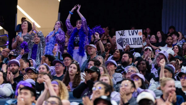 ‘Save Women’s Sports’ supporters get outnumbered at protest ahead of Lynx vs. Valkyries WNBA game