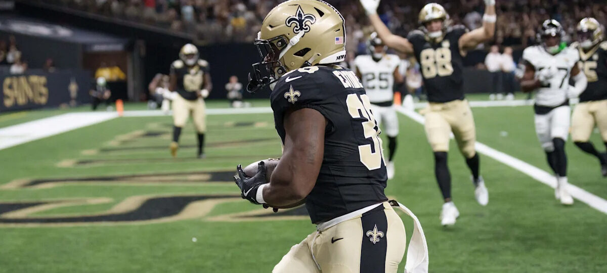Audric Estime scores Saints’ first preseason TD, but exits with injury