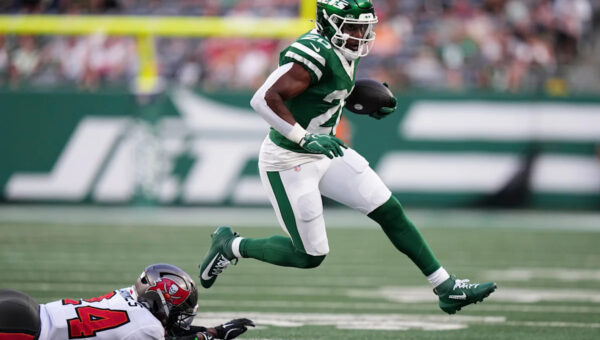 Jets running back Breece Hall sidelined 2-to-3 weeks with a groin strain, expected back for Week 1