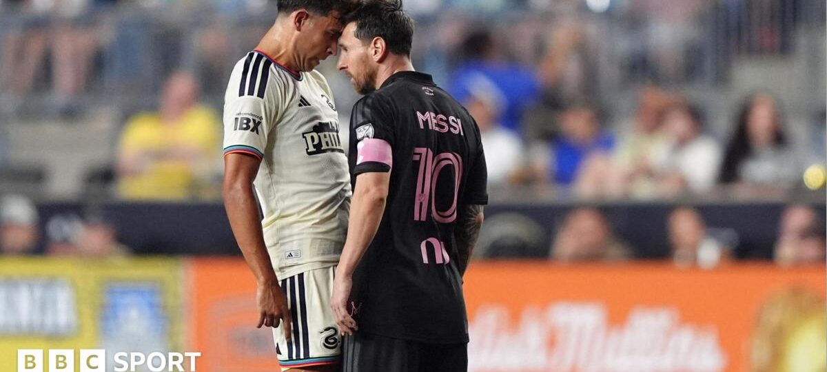 Messi fined for slapping opponent in MLS game