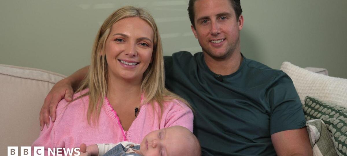 Woman has pioneering womb surgery to fix 'miracle' baby with intestines outside its body