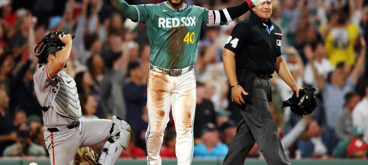 Giant 5th Inning For Sox Sends Boston Past San Francisco, 6-4
