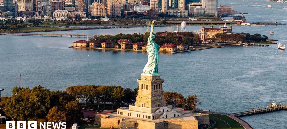 Man arrested after boat capsizes near Statue of Liberty killing woman and infant
