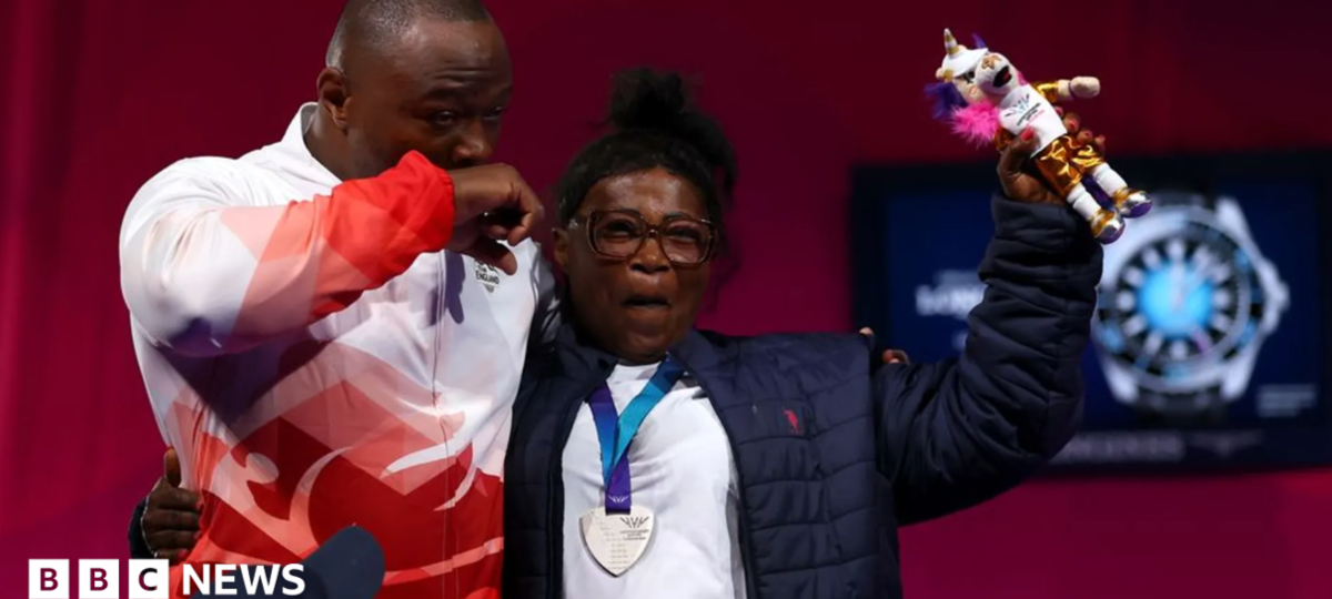 Ex-refugee's 'full circle' Commonwealth Games win