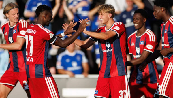 Hamburg into Cup second round, Wolfsburg, Schalke through after drama