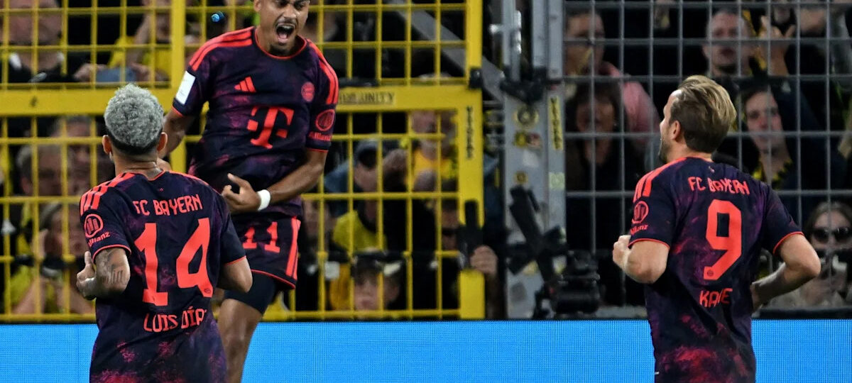 Brown and Olise score as Bayern edge Dortmund in Super Cup