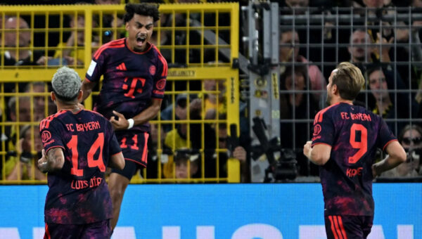 Brown and Olise score as Bayern edge Dortmund in Super Cup