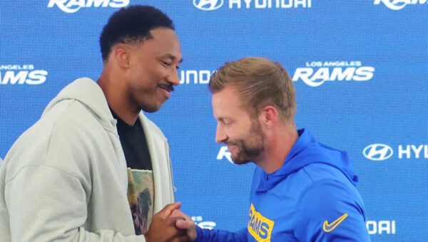 Sean McVay has loved getting to know Myles Garrett outside of football