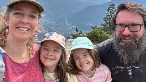 My family of 4 moved into a camper van for a year. I ran my business on the road, while my husband homeschooled our twins.