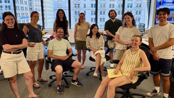 We wore shorts to the office. Our boss didn't.