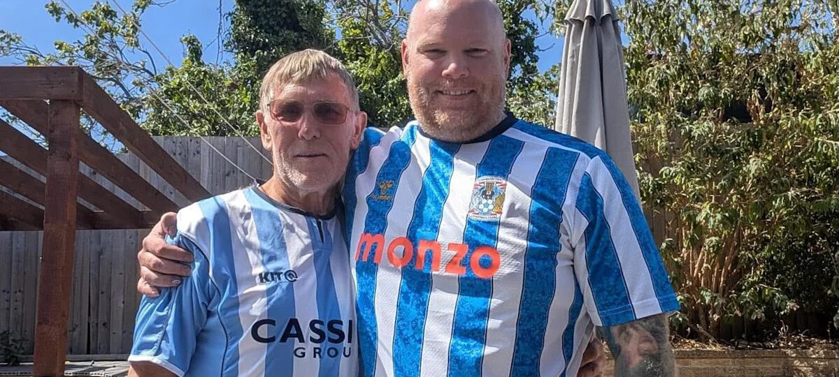 Coventry City fan keeping it Sky Blue in Dorset