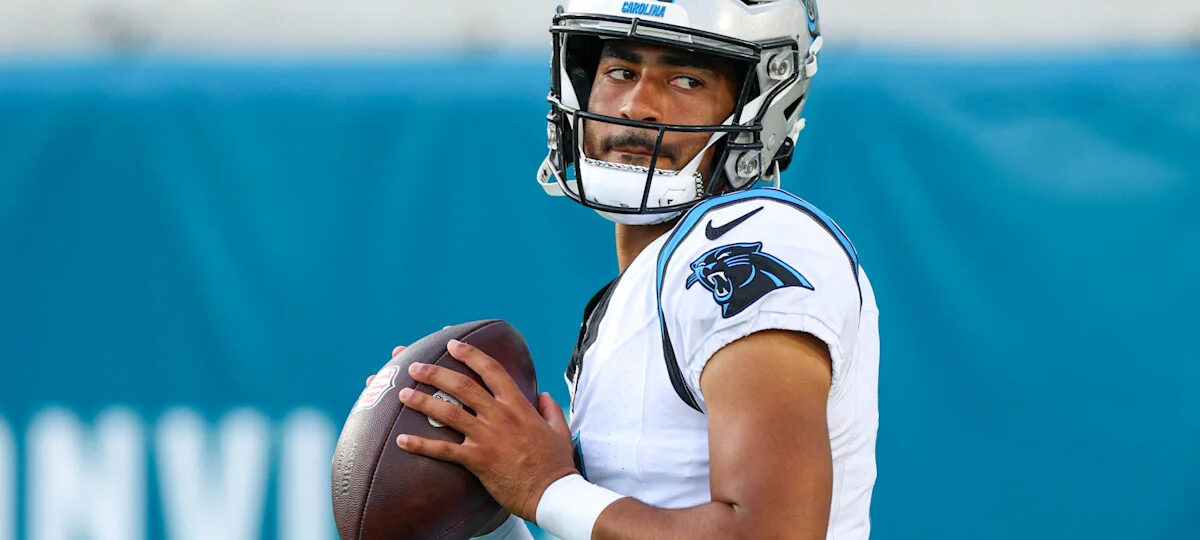 Panthers QB Bryce Young balls vs. Jaguars on Friday night