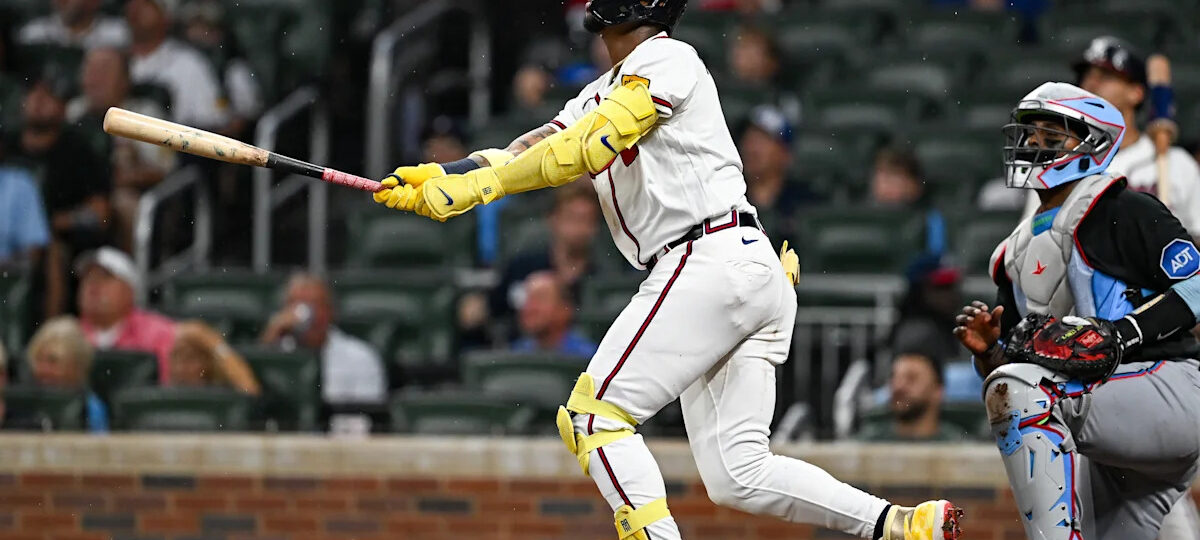 Marlins' outfield collision causes deflection that assists Ronald Acuña Jr. homer in Braves' eighth straight win