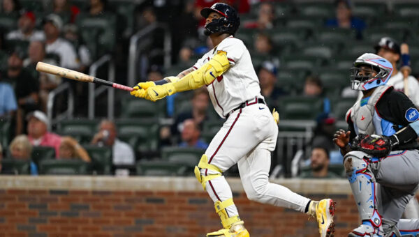 Marlins’ outfield collision causes deflection that assists Ronald Acuña Jr. homer in Braves’ eighth straight win