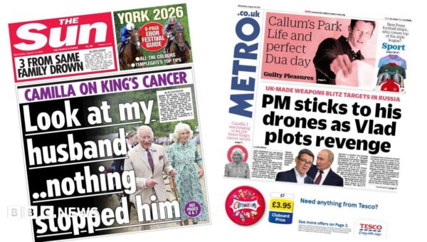 The Papers: ‘Look at my husband’ and ‘Vlad plots revenge’