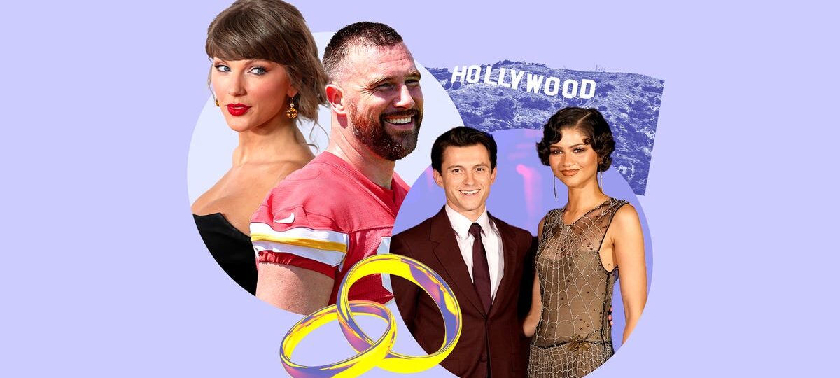 Travis Kelce and Tom Holland know being obsessed with your superstar wife is good for business