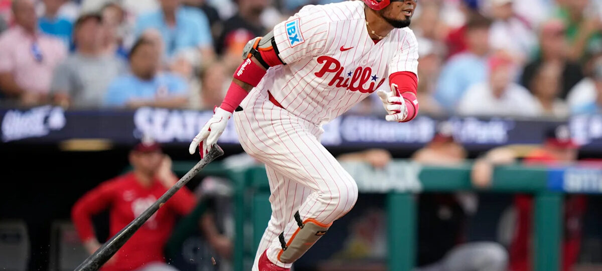 Arraez has 2 hits and 2 RBIs in Phillies debut, Luzardo tosses 8 innings in 5-0 win over Nationals