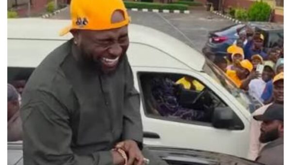 Davido joins Adeleke at Osun campaign rally