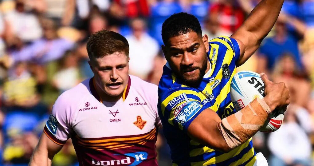 Warrington hang on to beat Giants in try-fest