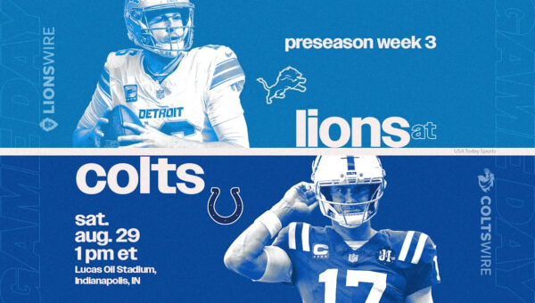 Where to watch Lions vs. Colts in NFL preseason today