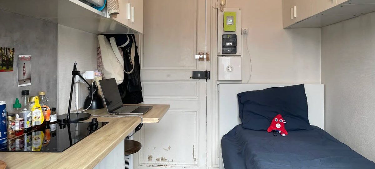 I live in a 97-square-foot micro-apartment in Paris. Tiny living comes with pros and cons that I didn't expect.