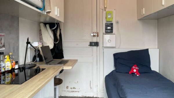 I live in a 97-square-foot micro-apartment in Paris. Tiny living comes with pros and cons that I didn't expect.