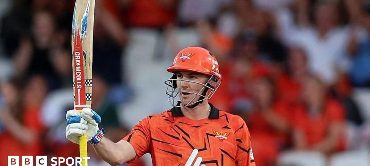 Brilliant Brook leads Sunrisers to record Hundred score