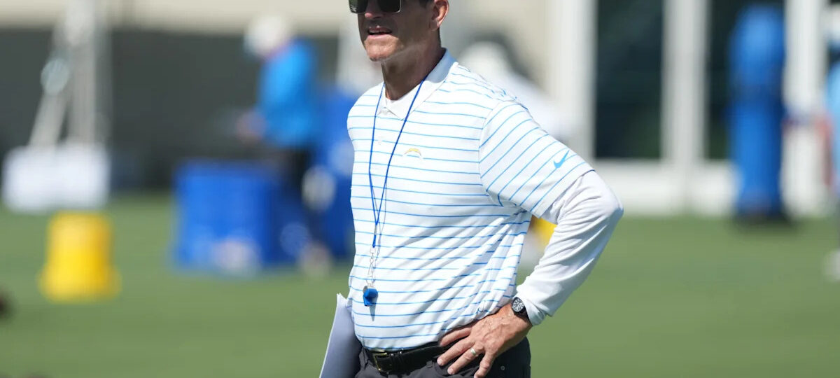Jim Harbaugh praises Chargers' approach as Week 1 nears