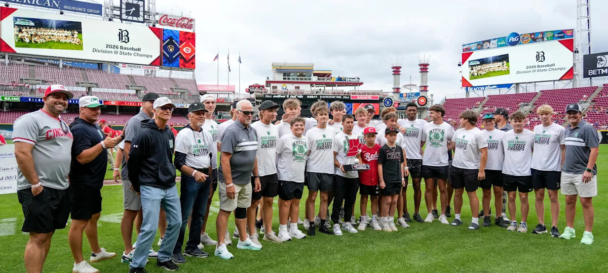 State champs St. Xavier, Badin honored at Great American Ball Park