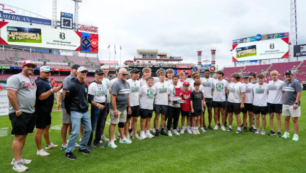 State champs St. Xavier, Badin honored at Great American Ball Park