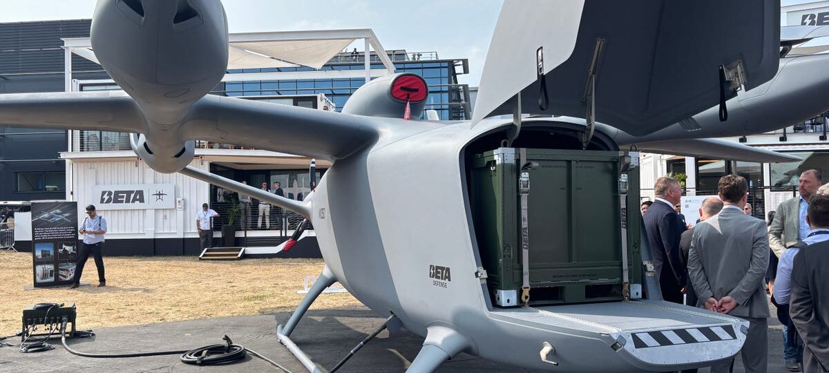 We saw Beta Technologies' autonomous aircraft for the battlefield. Meet the MV250.