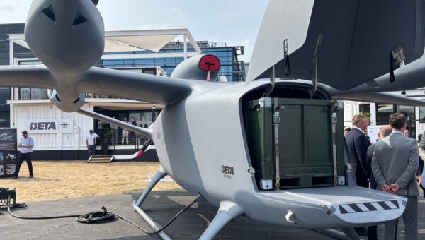 We saw Beta Technologies' autonomous aircraft for the battlefield. Meet the MV250.