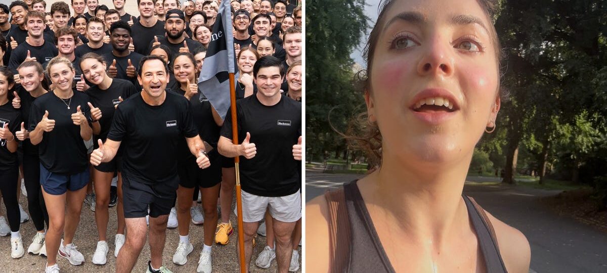 Blackstone's Jon Gray goes jogging and goes viral. I took a run with him.