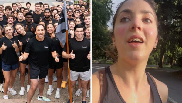 Blackstone's Jon Gray goes jogging and goes viral. I took a run with him.